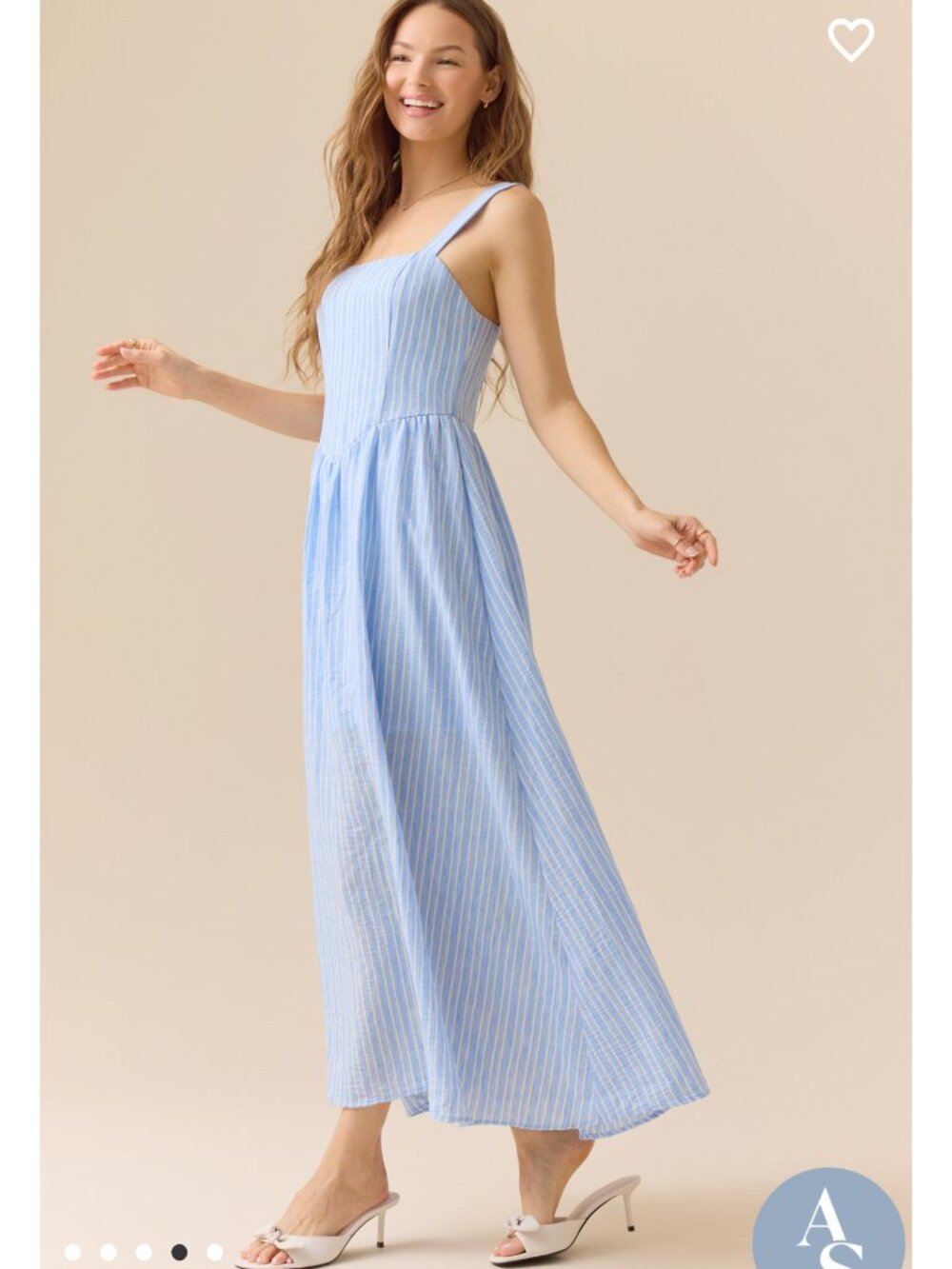 NWT Altar'd State Maggie Stripe Maxi Dress - Picture 4 of 5